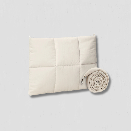 Sac ordinateur blanc fluffy à bandoulière pour femme