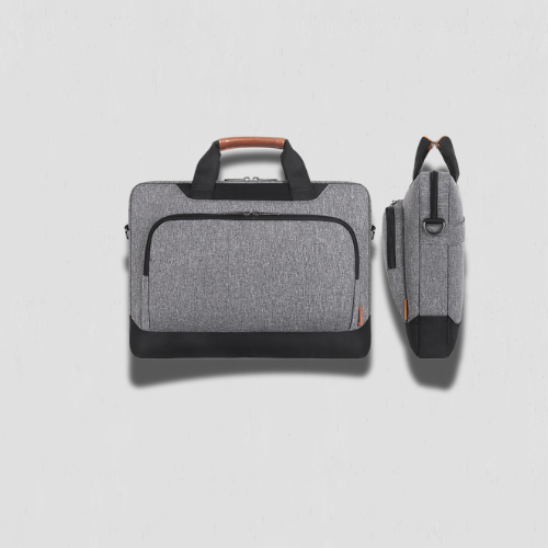 Sacoche ordinateur grise étanche pour homme