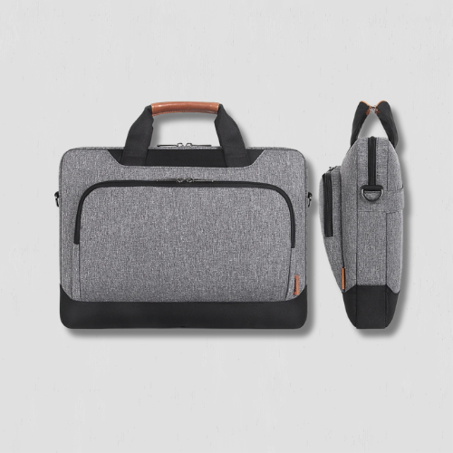 Sacoche ordinateur portable grise 17 pouces résistante à l'eau